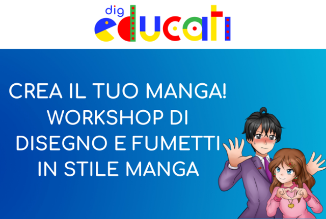 Workshop di disegno e fumetti in stile manga